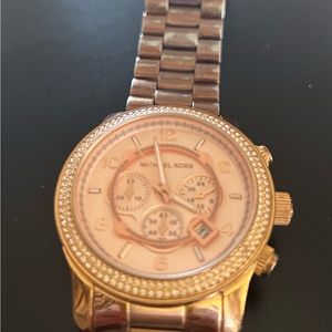 MICHAEL KORS WOMENS ROSE GOLD TONE WATCH